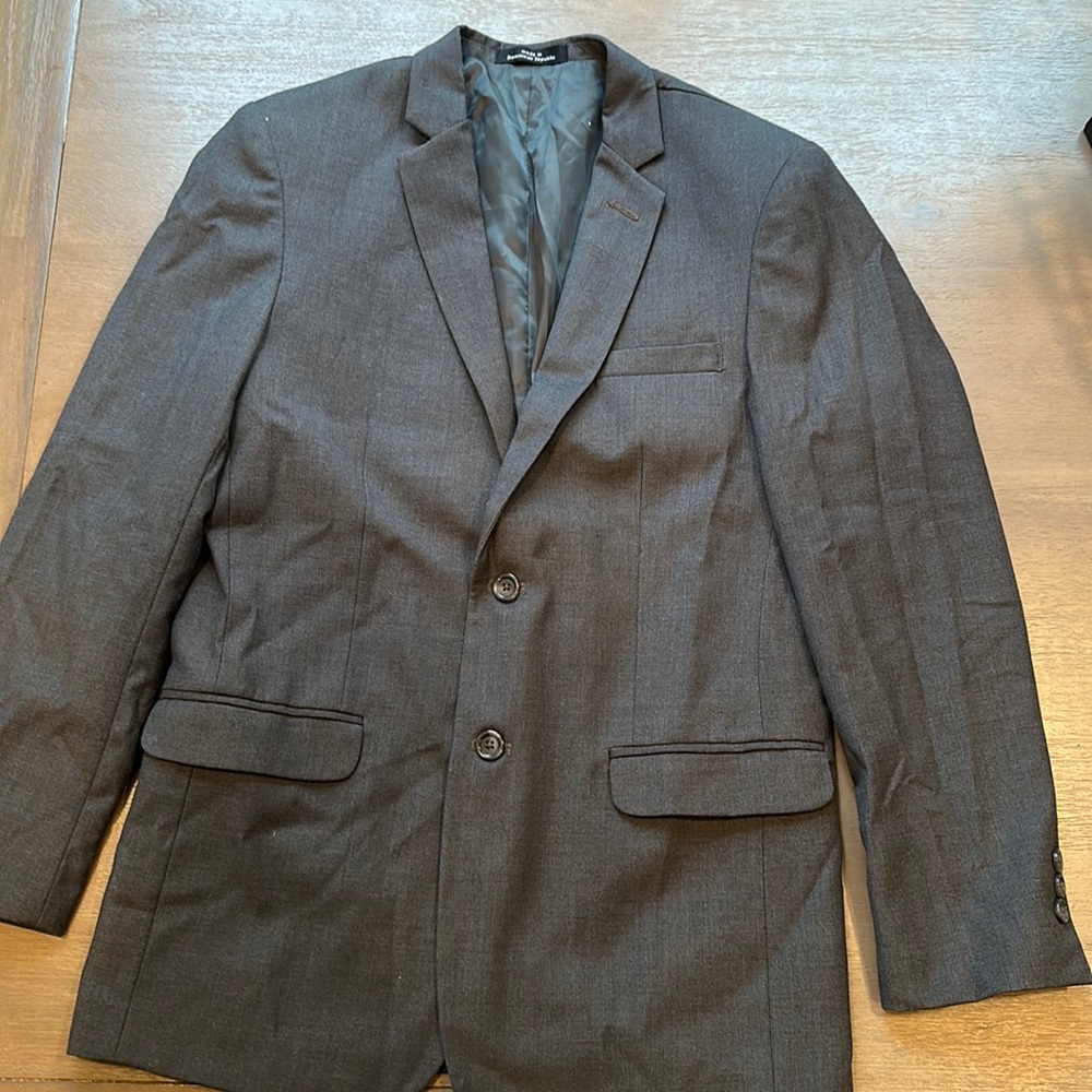 Calvin Klein Size 18 boys gray blazer.